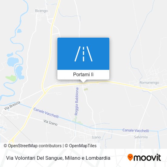 Mappa Via Volontari Del Sangue