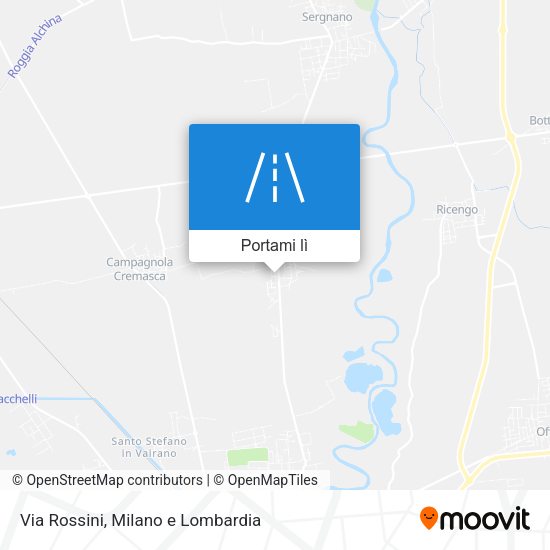 Mappa Via Rossini