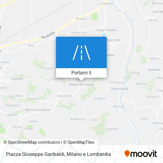Mappa Piazza Giuseppe Garibaldi