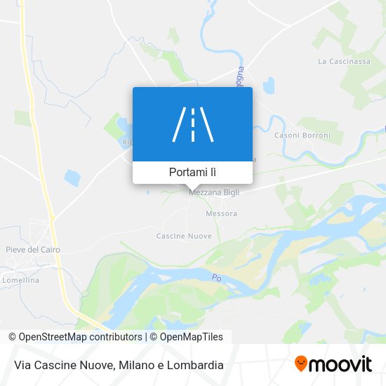 Mappa Via Cascine Nuove