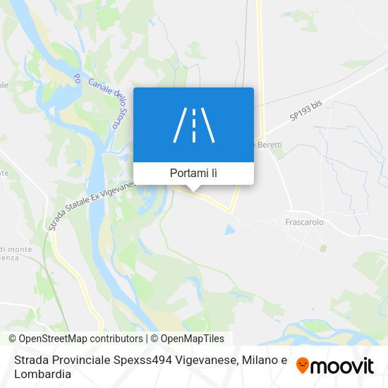 Mappa Strada Provinciale Spexss494 Vigevanese