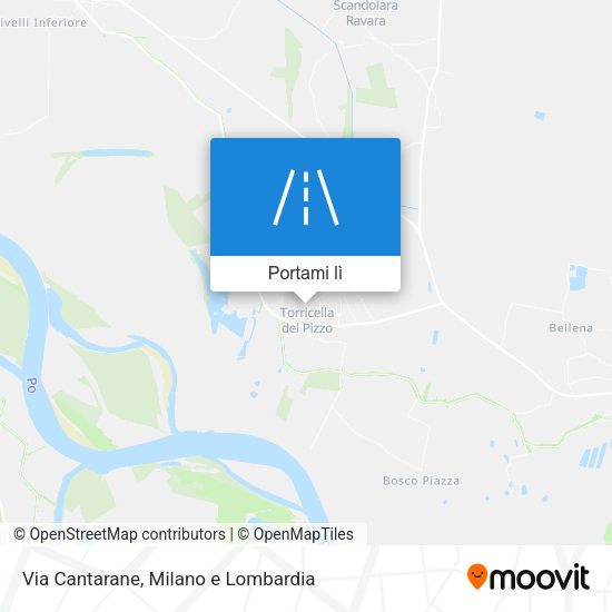 Mappa Via Cantarane