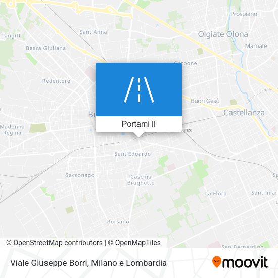 Mappa Viale Giuseppe Borri