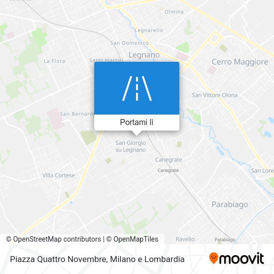 Mappa Piazza Quattro Novembre