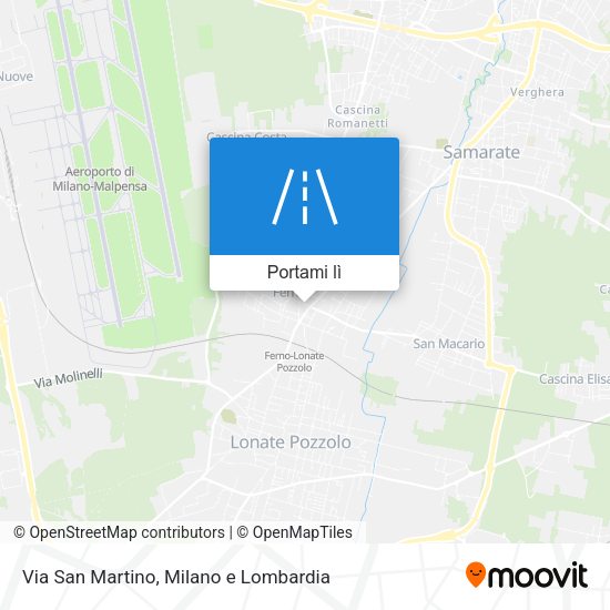 Mappa Via San Martino