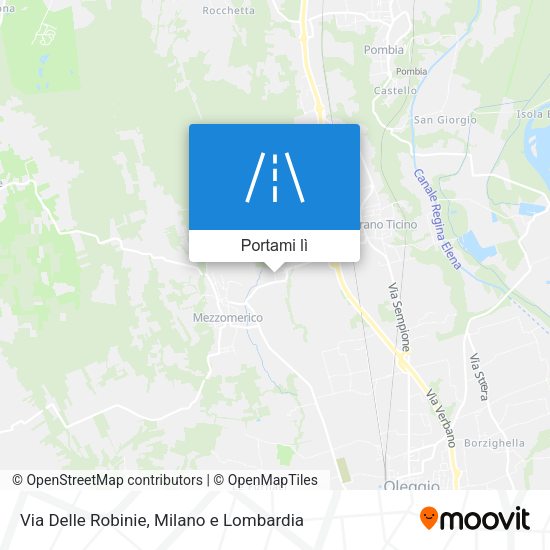 Mappa Via Delle Robinie