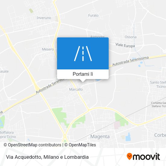 Mappa Via Acquedotto