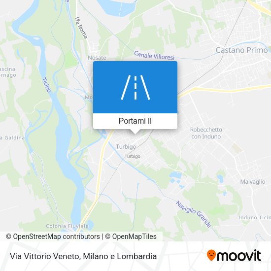 Mappa Via Vittorio Veneto