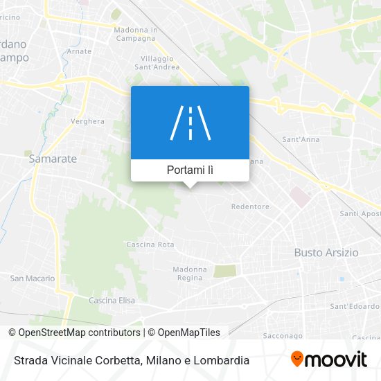 Mappa Strada Vicinale Corbetta