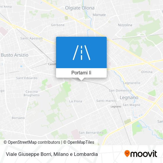 Mappa Viale Giuseppe Borri