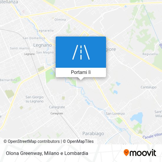Mappa Olona Greenway