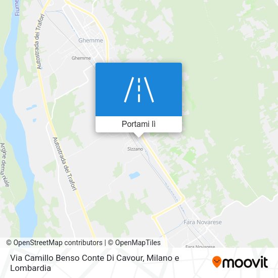 Mappa Via Camillo Benso Conte Di Cavour