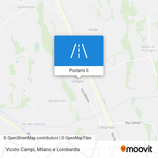 Mappa Vicolo Campi