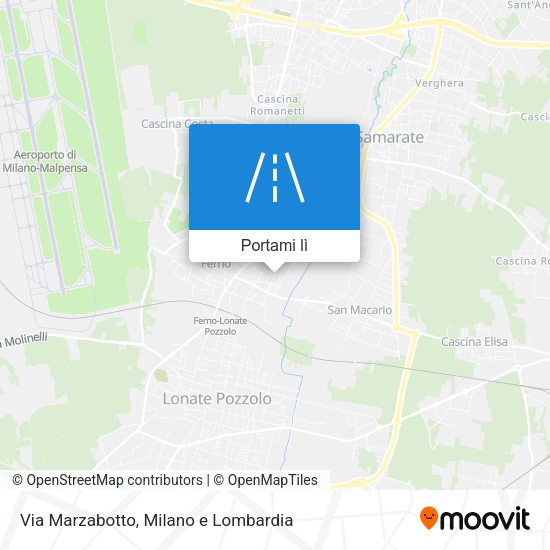 Mappa Via Marzabotto
