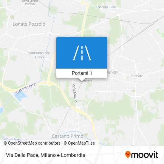 Mappa Via Della Pace