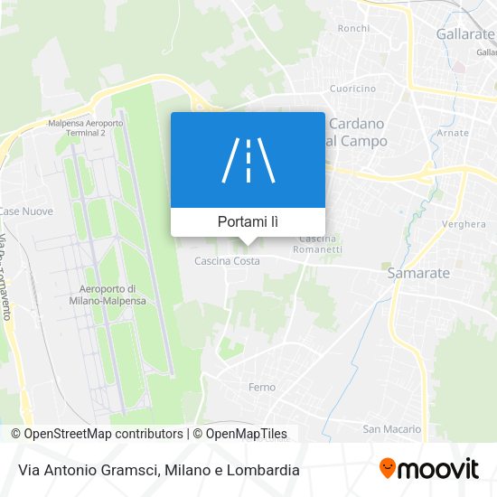 Mappa Via Antonio Gramsci