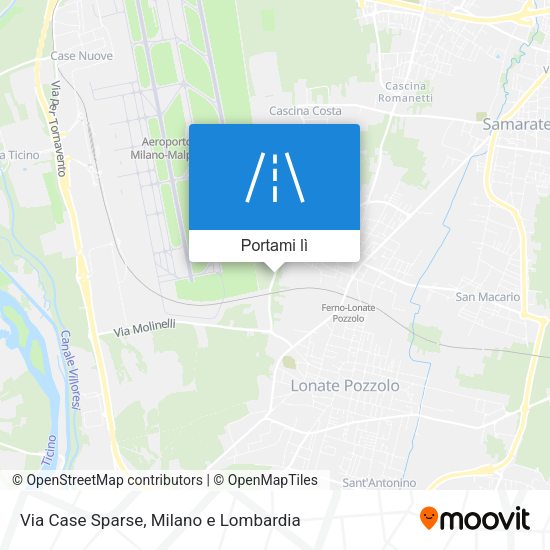 Mappa Via Case Sparse