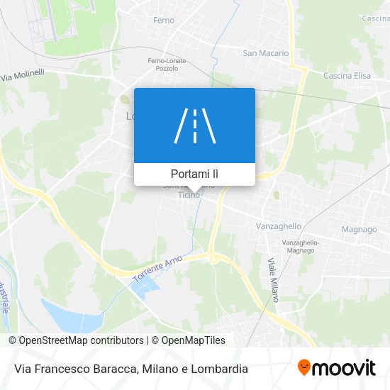 Mappa Via Francesco Baracca