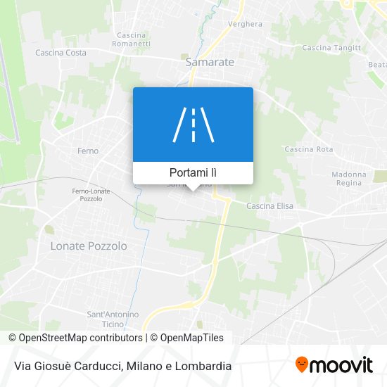 Mappa Via Giosuè Carducci