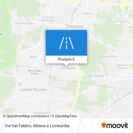 Mappa Via Del Fabbro