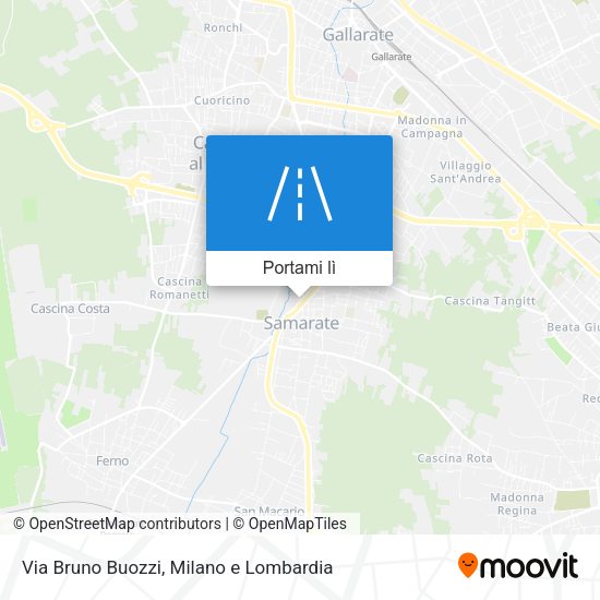 Mappa Via Bruno Buozzi