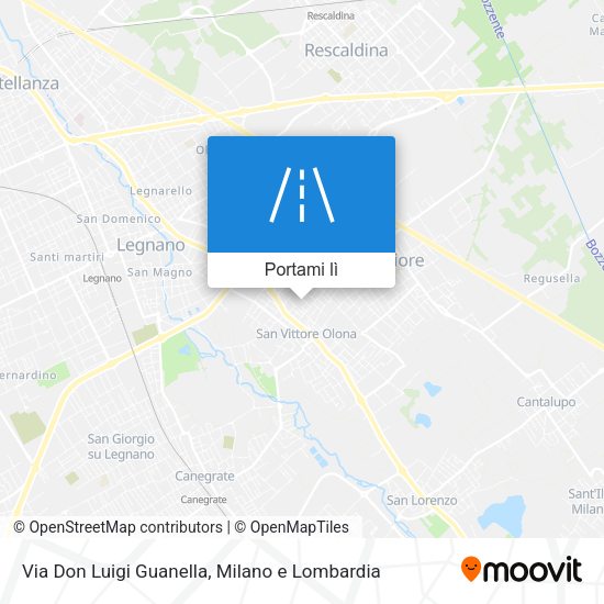 Mappa Via Don Luigi Guanella