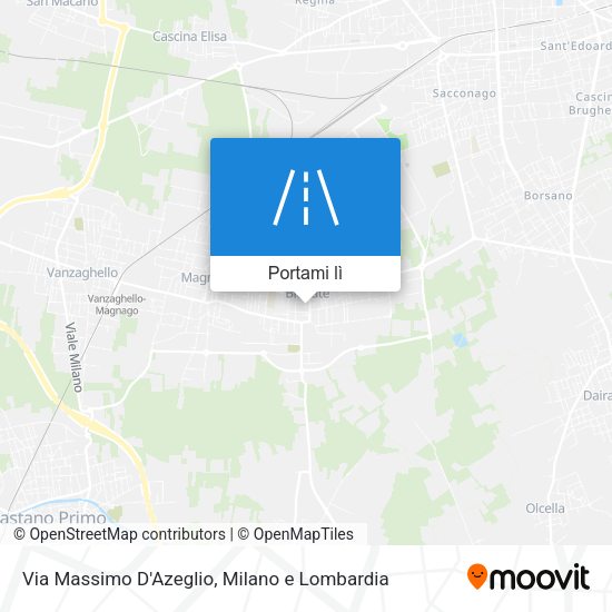 Mappa Via Massimo D'Azeglio