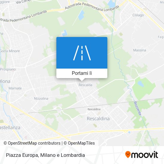 Mappa Piazza Europa