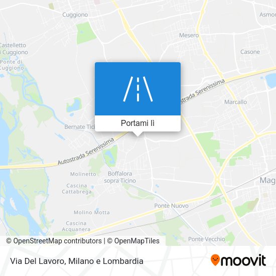 Mappa Via Del Lavoro