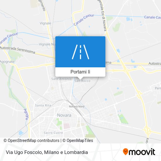 Mappa Via Ugo Foscolo