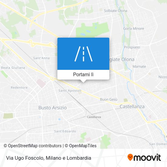 Mappa Via Ugo Foscolo