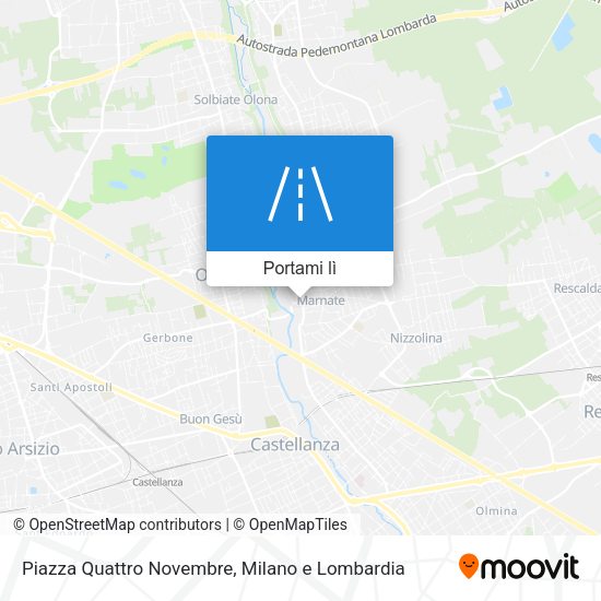 Mappa Piazza Quattro Novembre