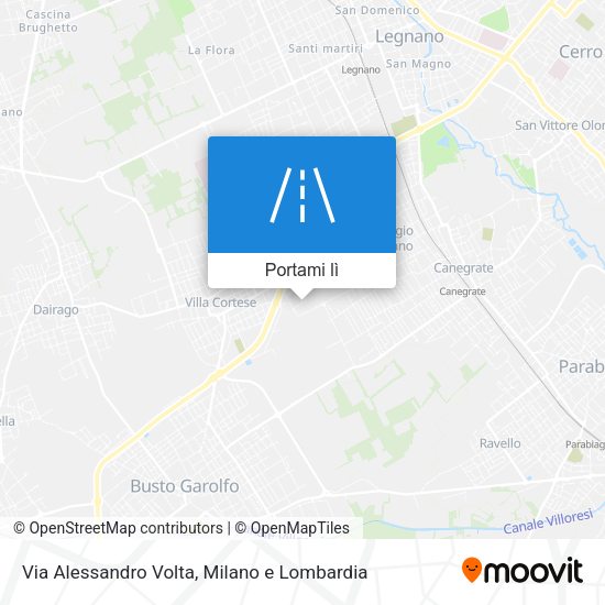 Mappa Via Alessandro Volta