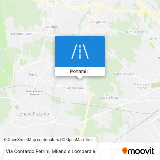 Mappa Via Contardo Ferrini