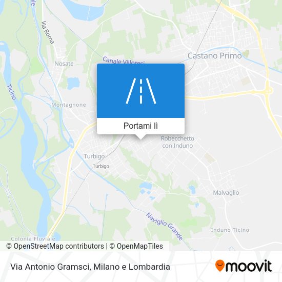 Mappa Via Antonio Gramsci