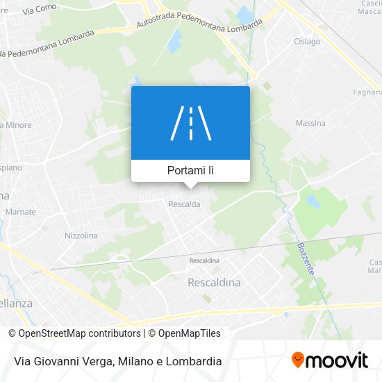Mappa Via Giovanni Verga