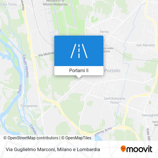 Mappa Via Guglielmo Marconi