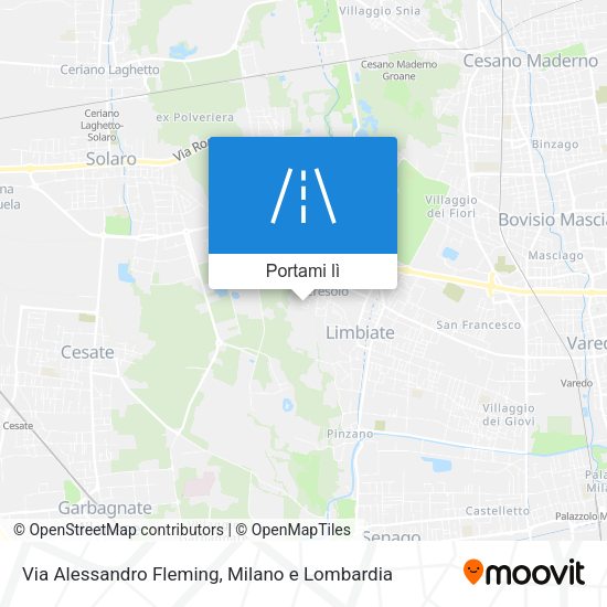 Mappa Via Alessandro Fleming