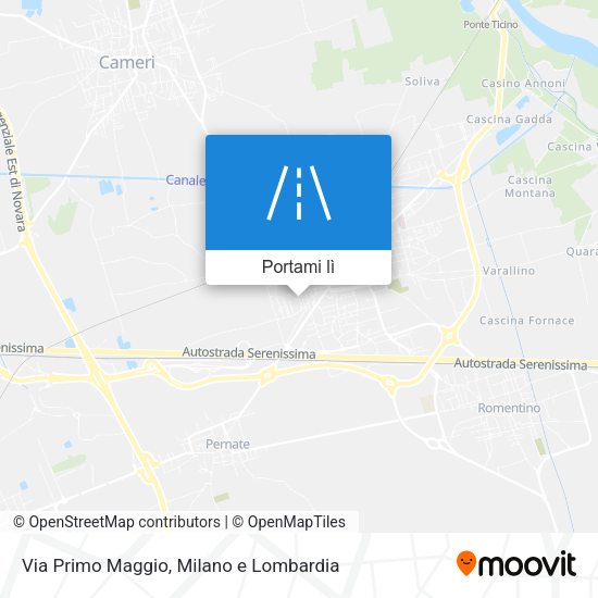 Mappa Via Primo Maggio