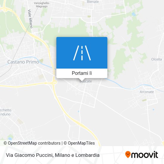 Mappa Via Giacomo Puccini