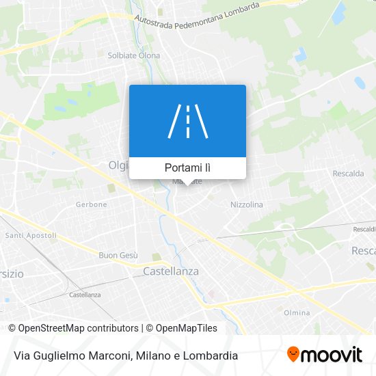 Mappa Via Guglielmo Marconi