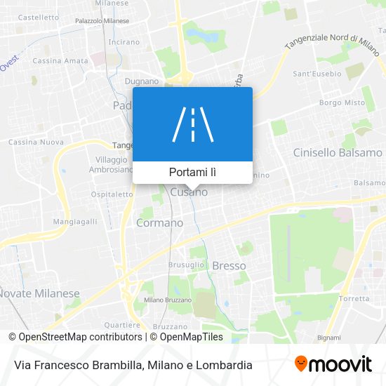 Mappa Via Francesco Brambilla