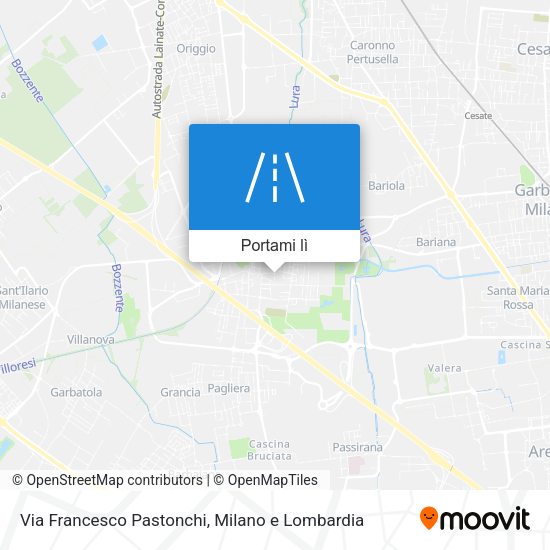 Mappa Via Francesco Pastonchi