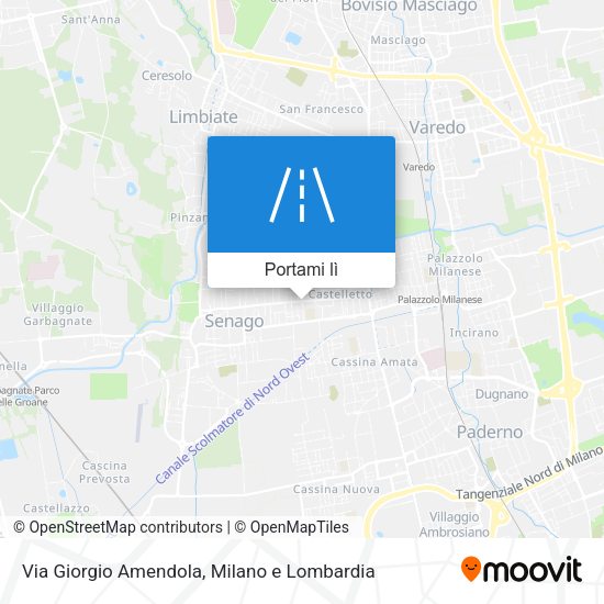 Mappa Via Giorgio Amendola