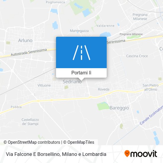 Mappa Via Falcone E Borsellino