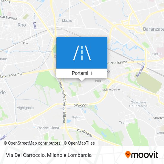Mappa Via Del Carroccio