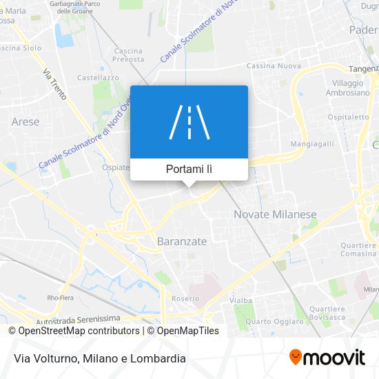 Mappa Via Volturno