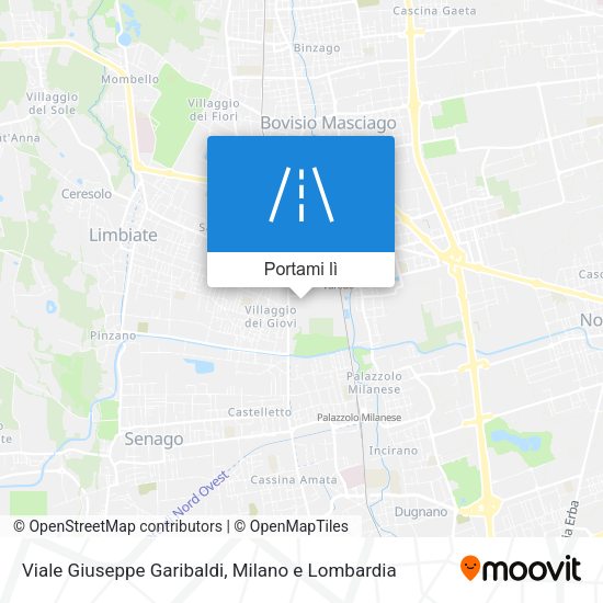 Mappa Viale Giuseppe Garibaldi