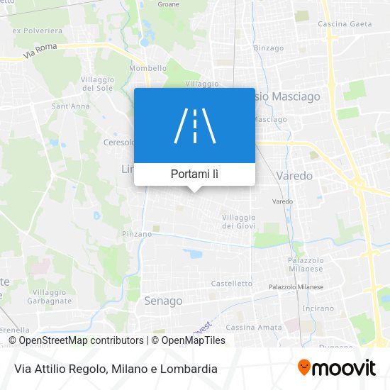 Mappa Via Attilio Regolo
