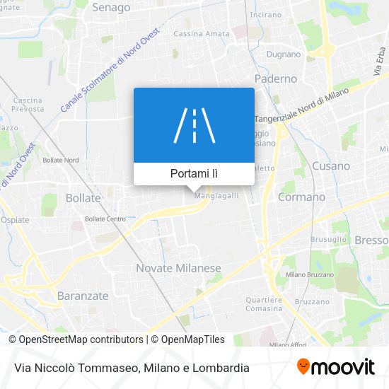 Mappa Via Niccolò Tommaseo